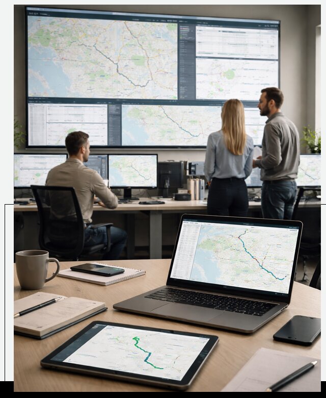 Трекинг грузов и Fleet Management, мониторинг автопарка в Сочи