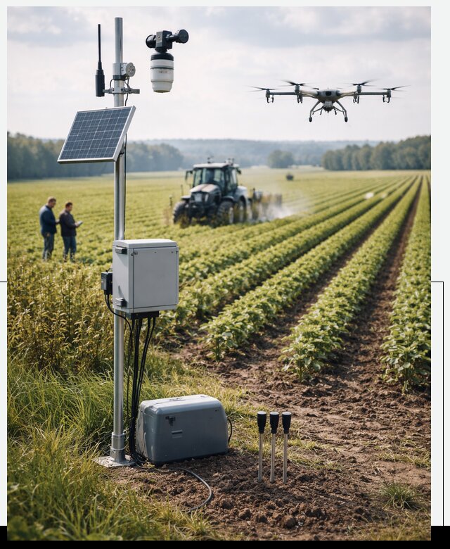 Разработка IoT мониторинга полей в Сочи от 8786 р. | АвикейСчи