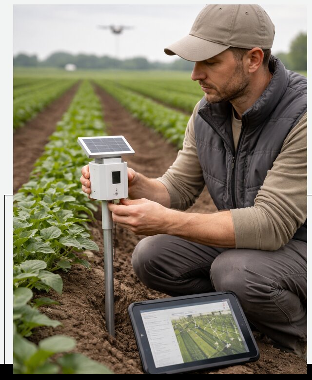 IoT мониторинг сельскохозяйственных полей и контроля в Сочи